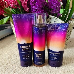 Bath & Body Works sunset glow trio